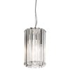Mała lampa wisząca Crystal Skye 2 źródła światła glamour szklana tuba nowoczesna KL-CRYSTAL-SKYE-MP KICHLER
